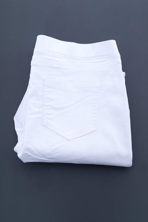 Pinns Denim Super-Stretch Casual Jegging White - Image 3