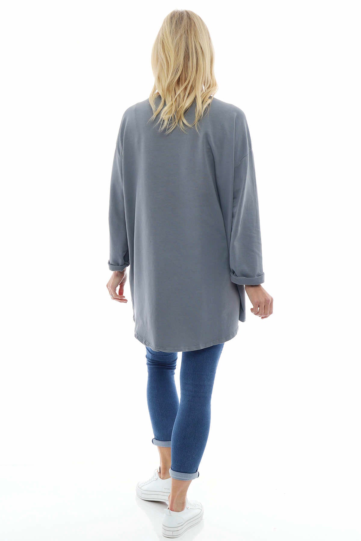 Guinevere Cotton Top Mid Grey