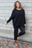 Ferne Pocket Knitted Jumper Black