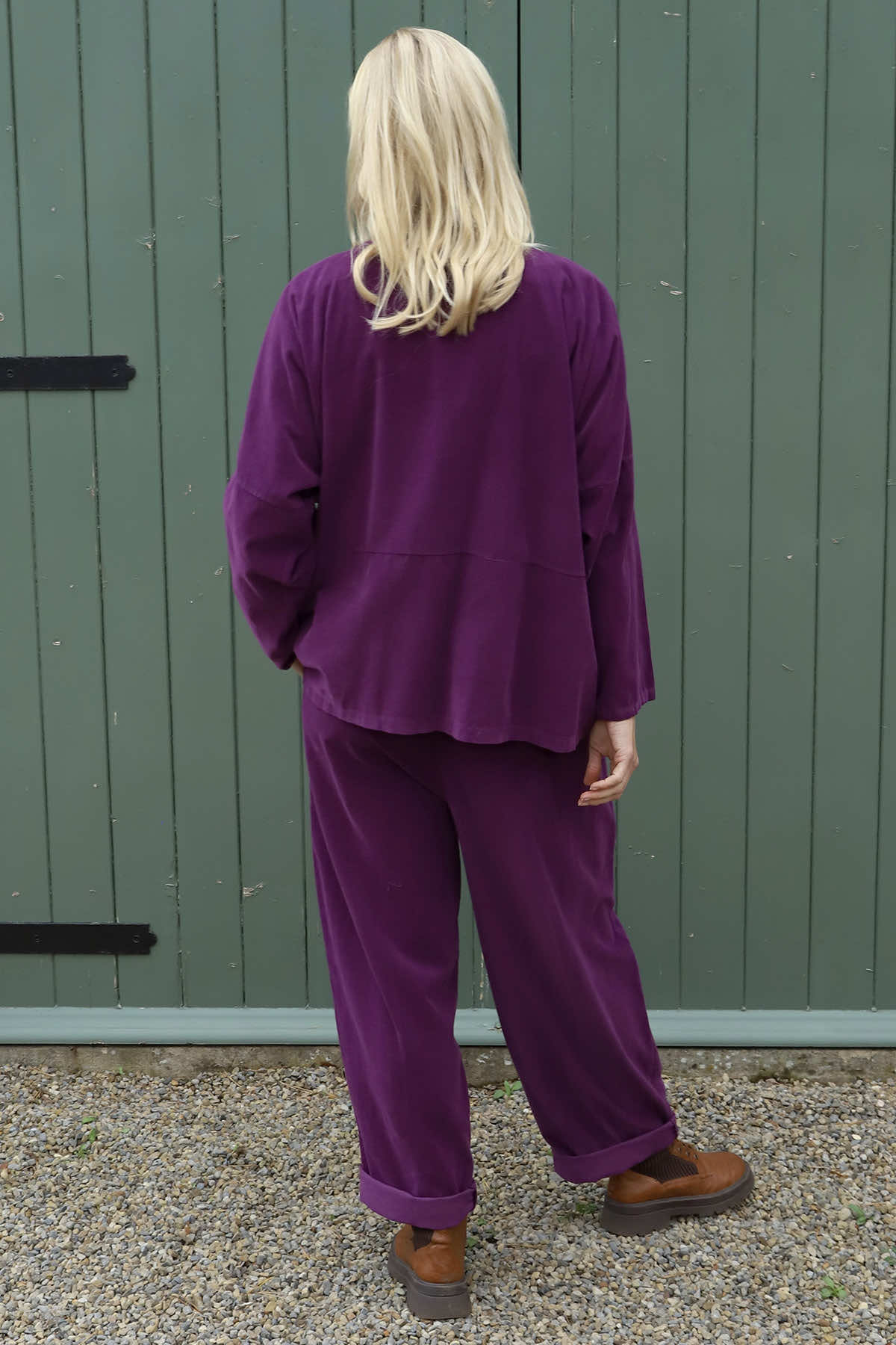 Kristen Needlecord Jacket Purple