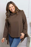Courtney Cotton Top Cocoa