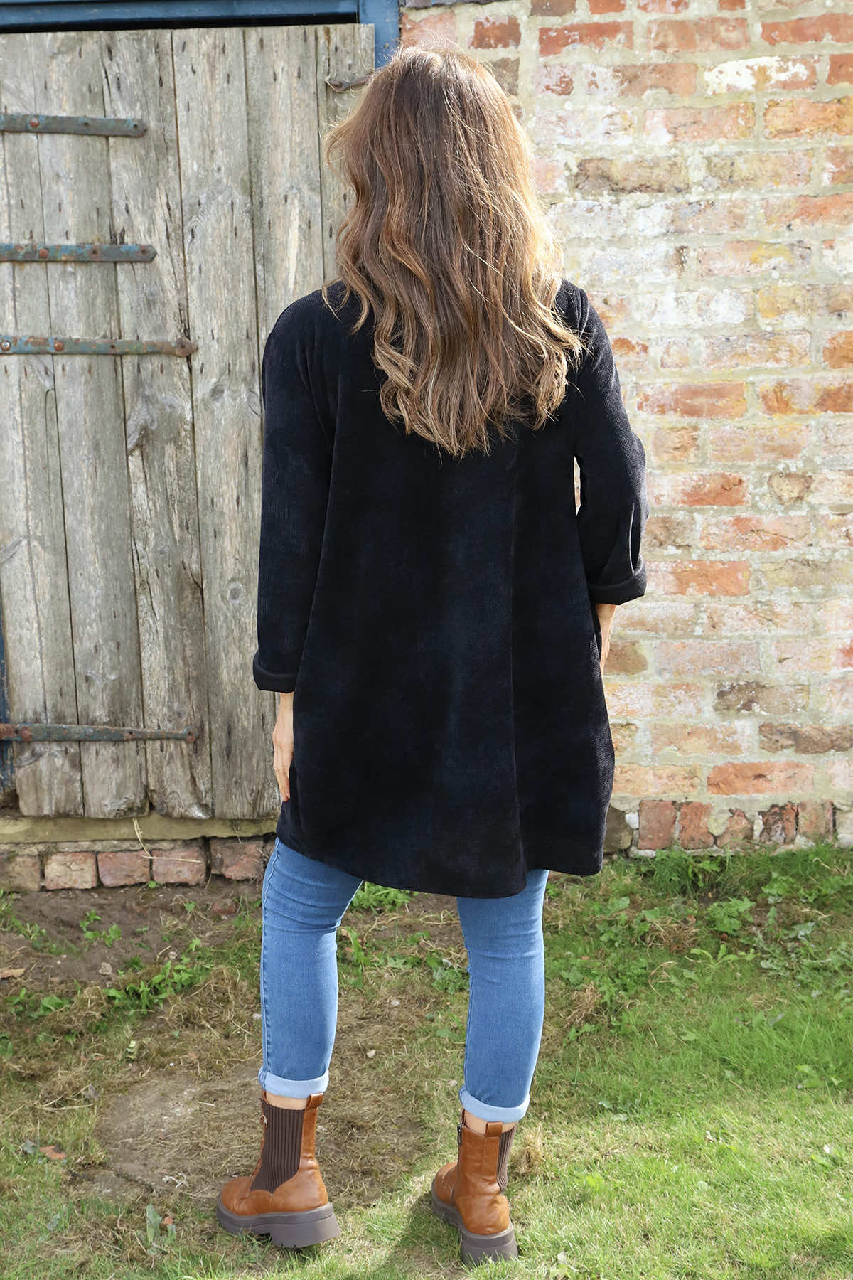Ethel Cord Tunic Black