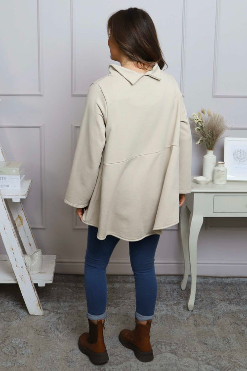 Courtney Cotton Top Stone - Image 4