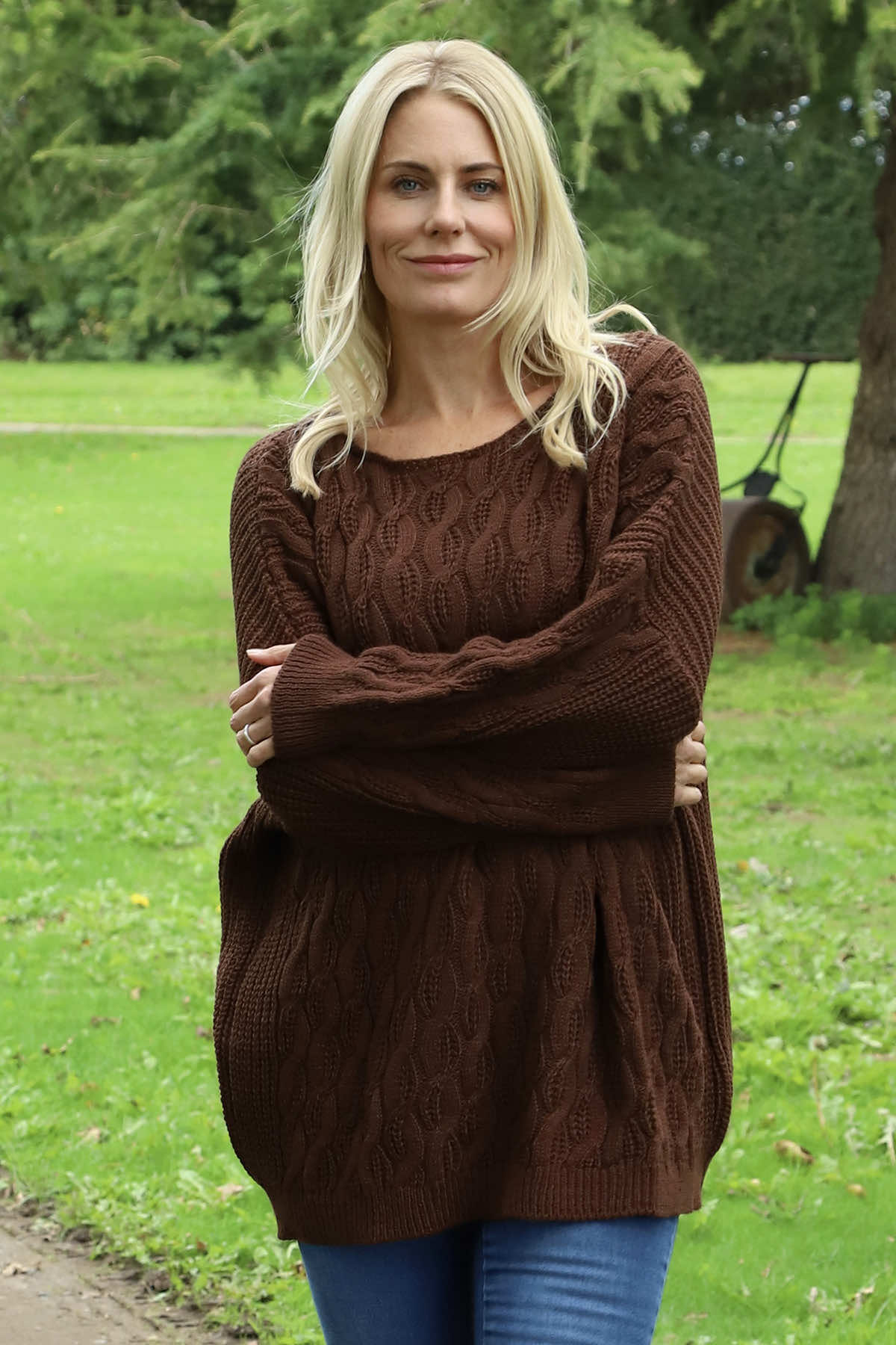 Tamsin Knitted Jumper Cocoa