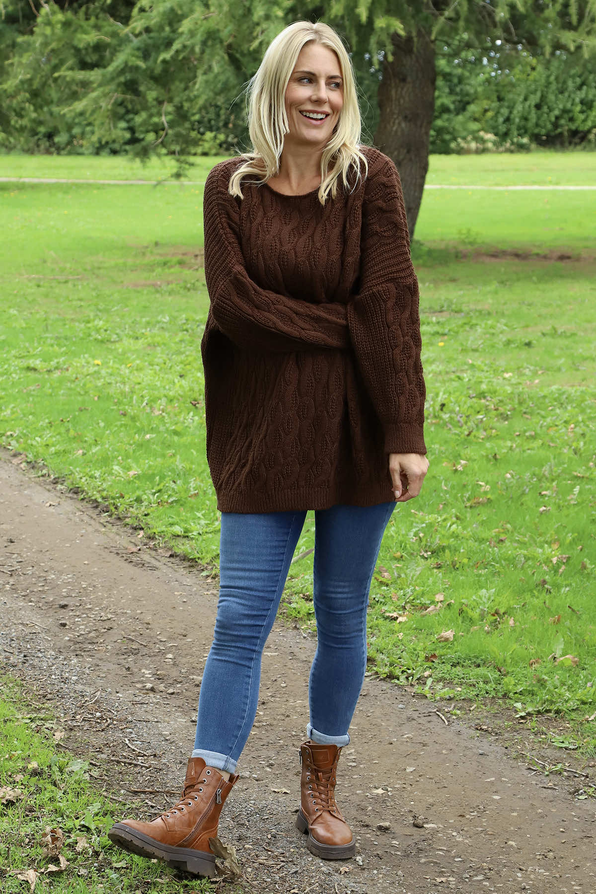 Tamsin Knitted Jumper Cocoa