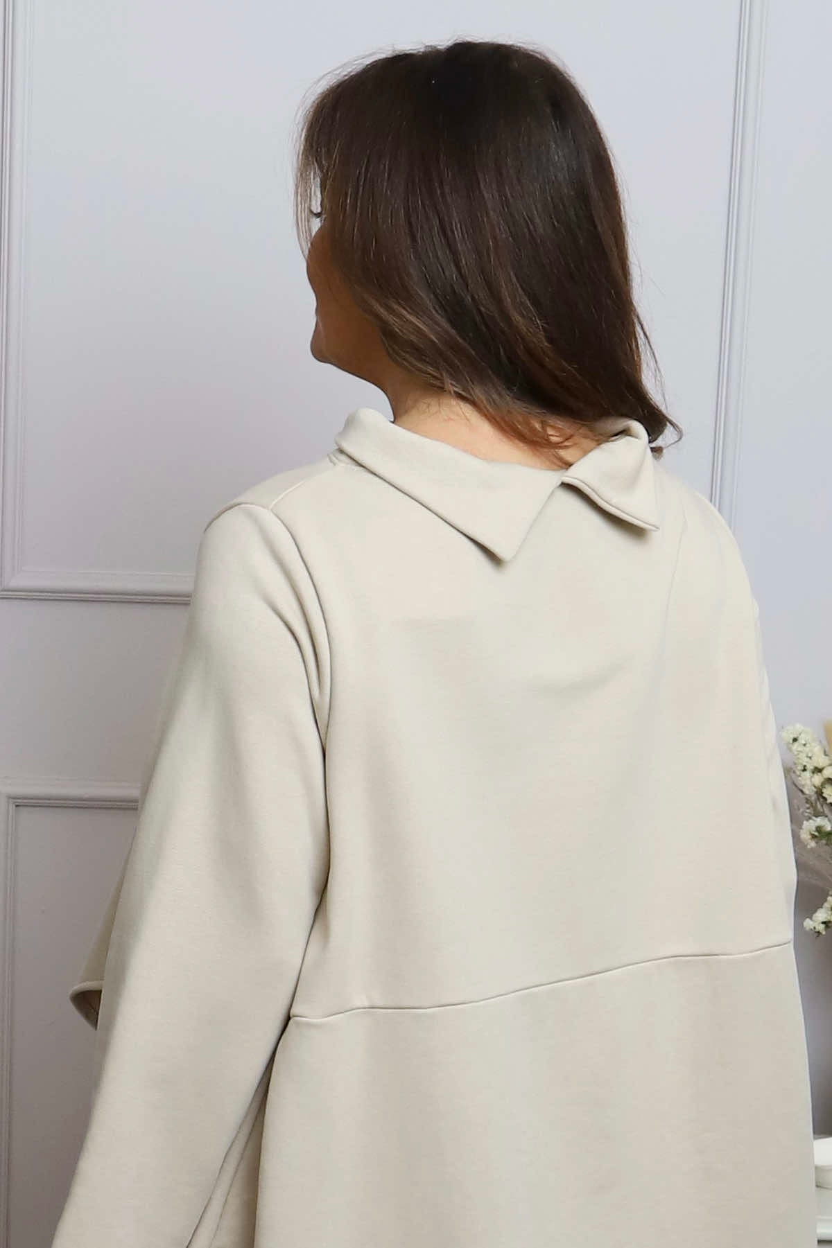 Courtney Cotton Top Stone