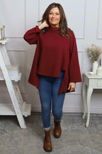 Courtney Cotton Top Wine Wine - Courtney Cotton Top Wine
