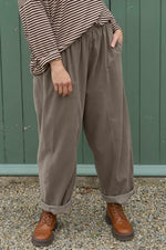 Poppy Needlecord Trousers Mocha Mocha - Poppy Needlecord Trousers Mocha