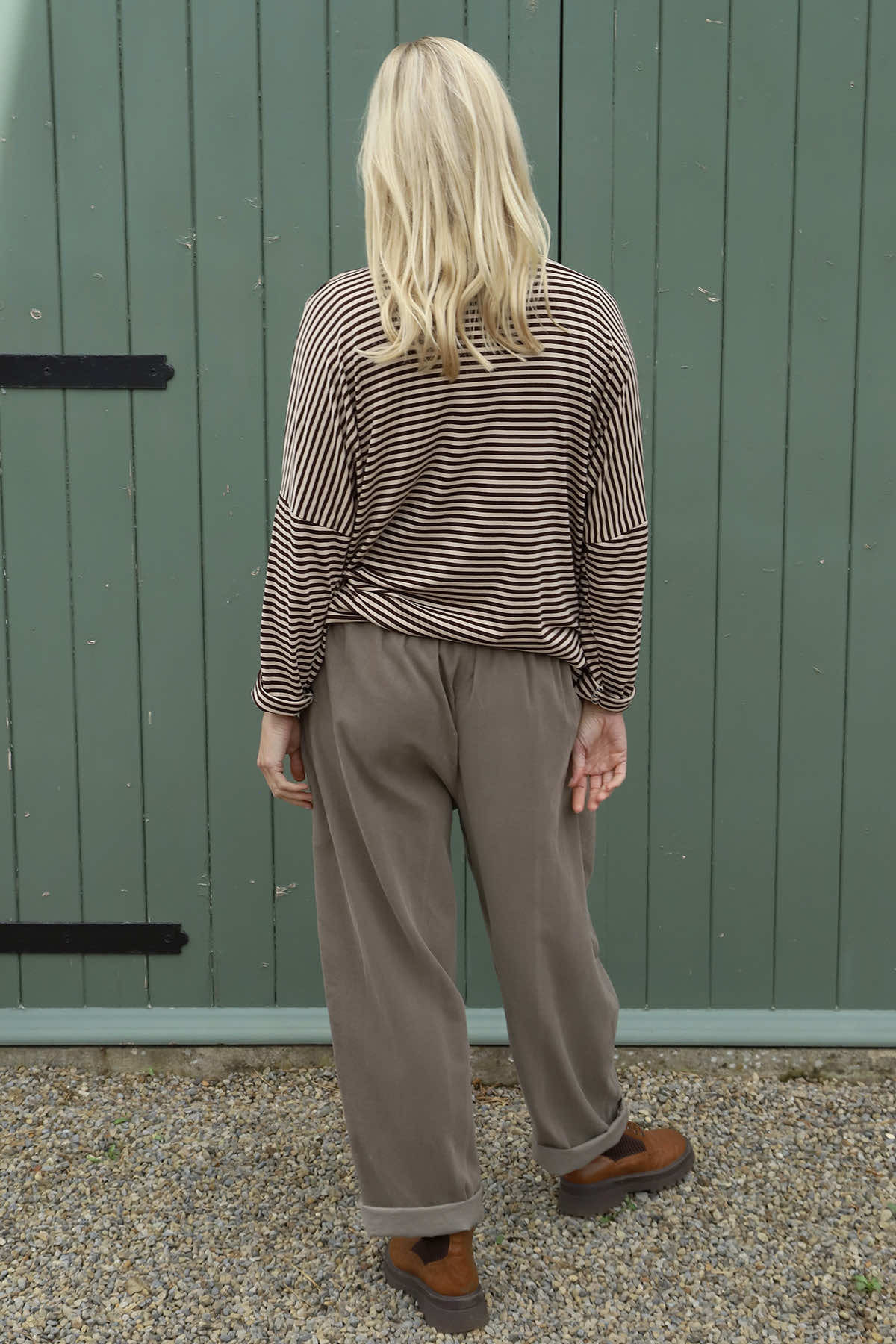 Poppy Needlecord Trousers Mocha