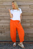 Primrose Linen Trousers Orange