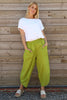 Primrose Linen Trousers Olive