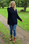 Tamsin Knitted Jumper Navy