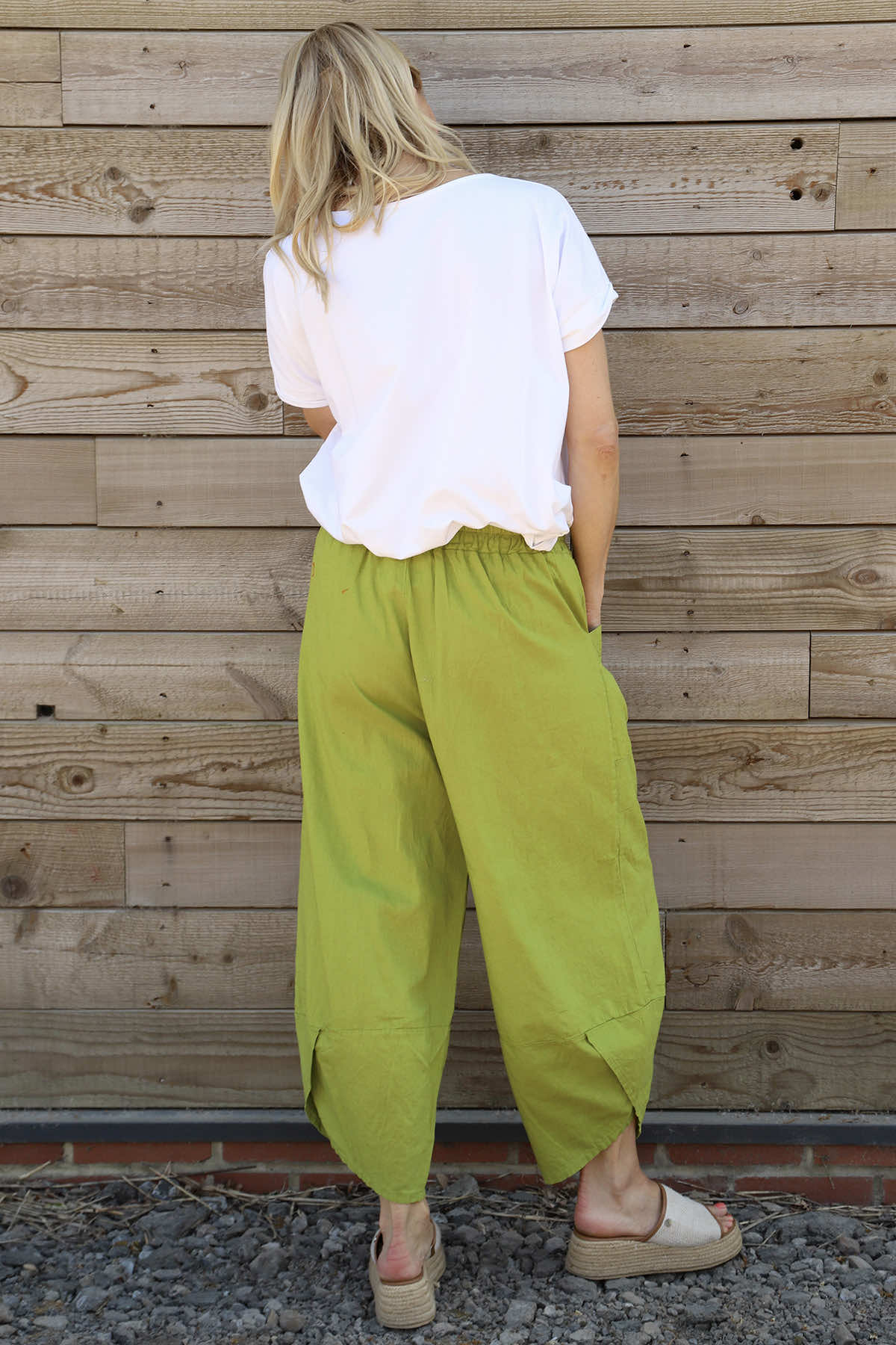 Primrose Linen Trousers Olive