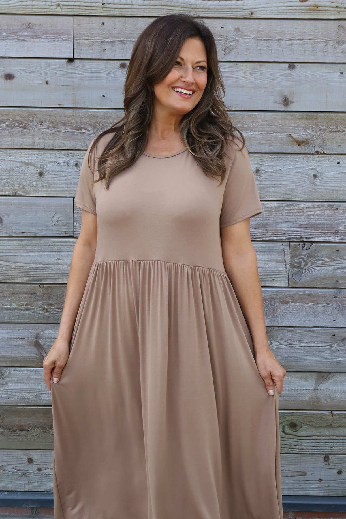 Kylie Dress Camel
