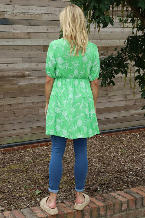 Janice Print Tunic Green - Image 4