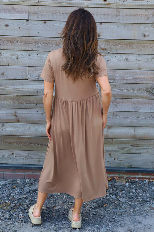 Kylie Dress Camel - Image 4