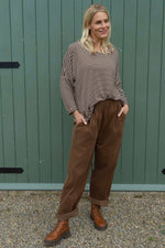 Poppy Needlecord Trousers Nutmeg Nutmeg - Poppy Needlecord Trousers Nutmeg