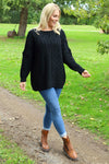 Tamsin Knitted Jumper Black