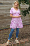 Janice Print Tunic Lilac