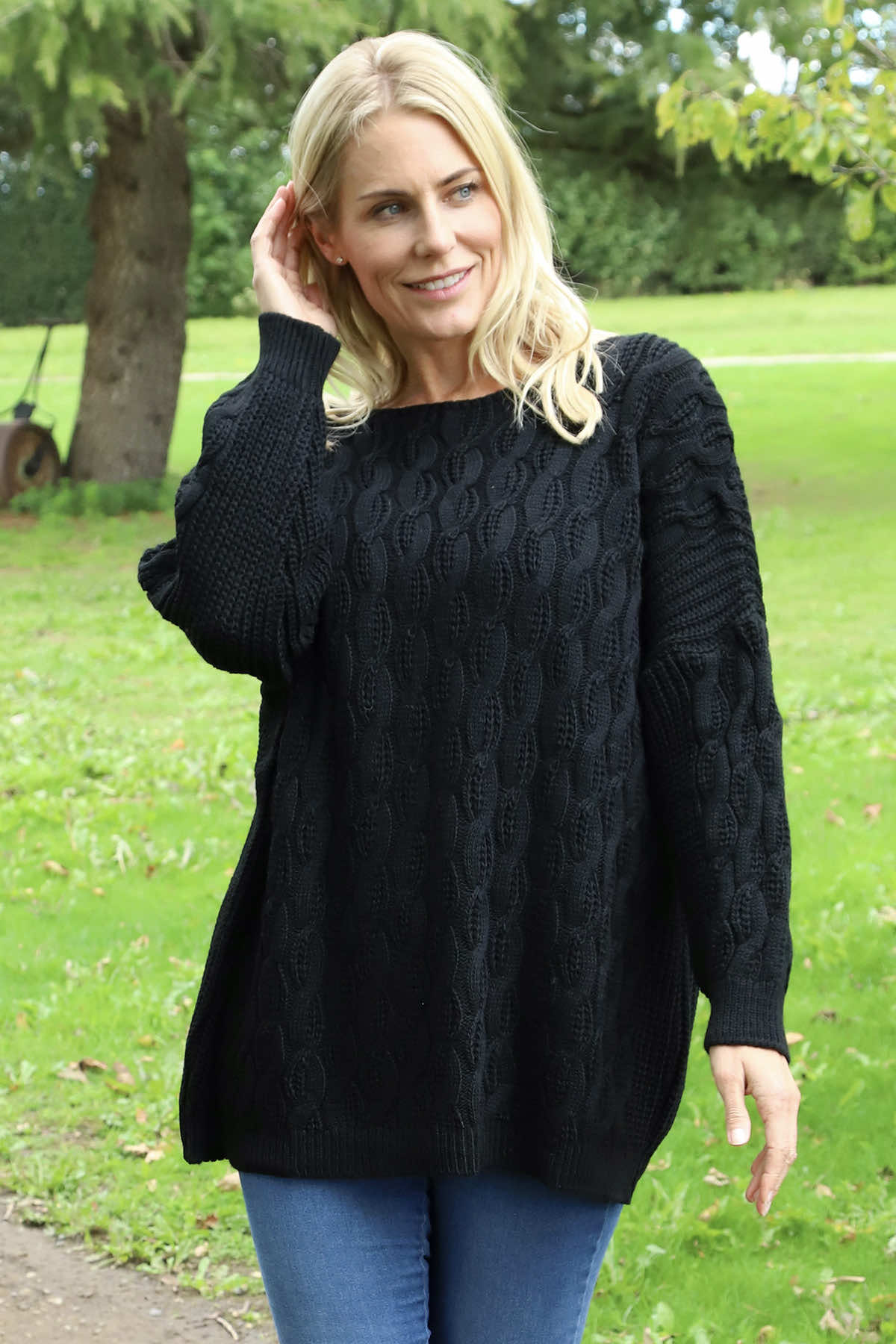Tamsin Knitted Jumper Black