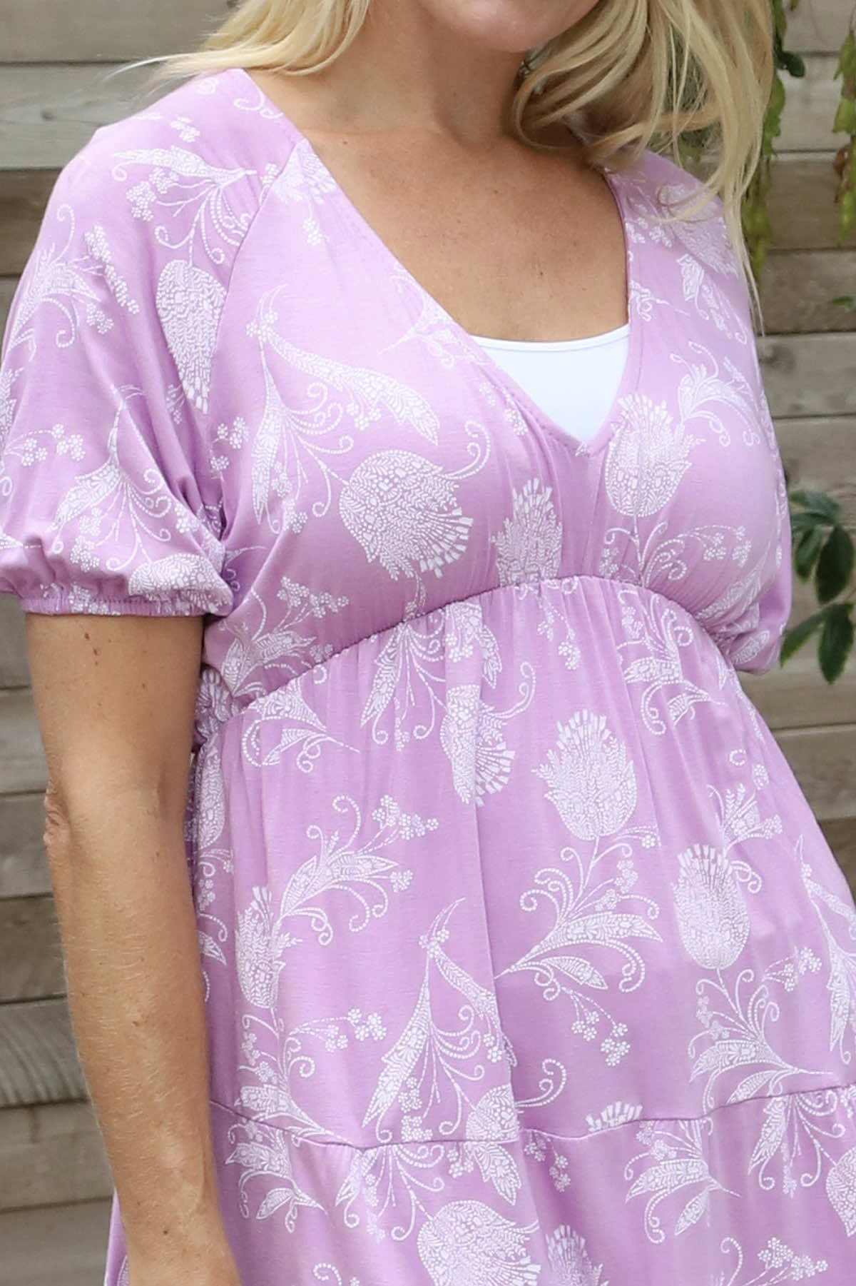 Janice Print Tunic Lilac