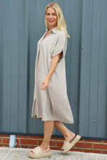 Chappell V-Neck Dress Light Mocha Light Mocha - Chappell V-Neck Dress Light Mocha