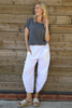 Primrose Linen Trousers White