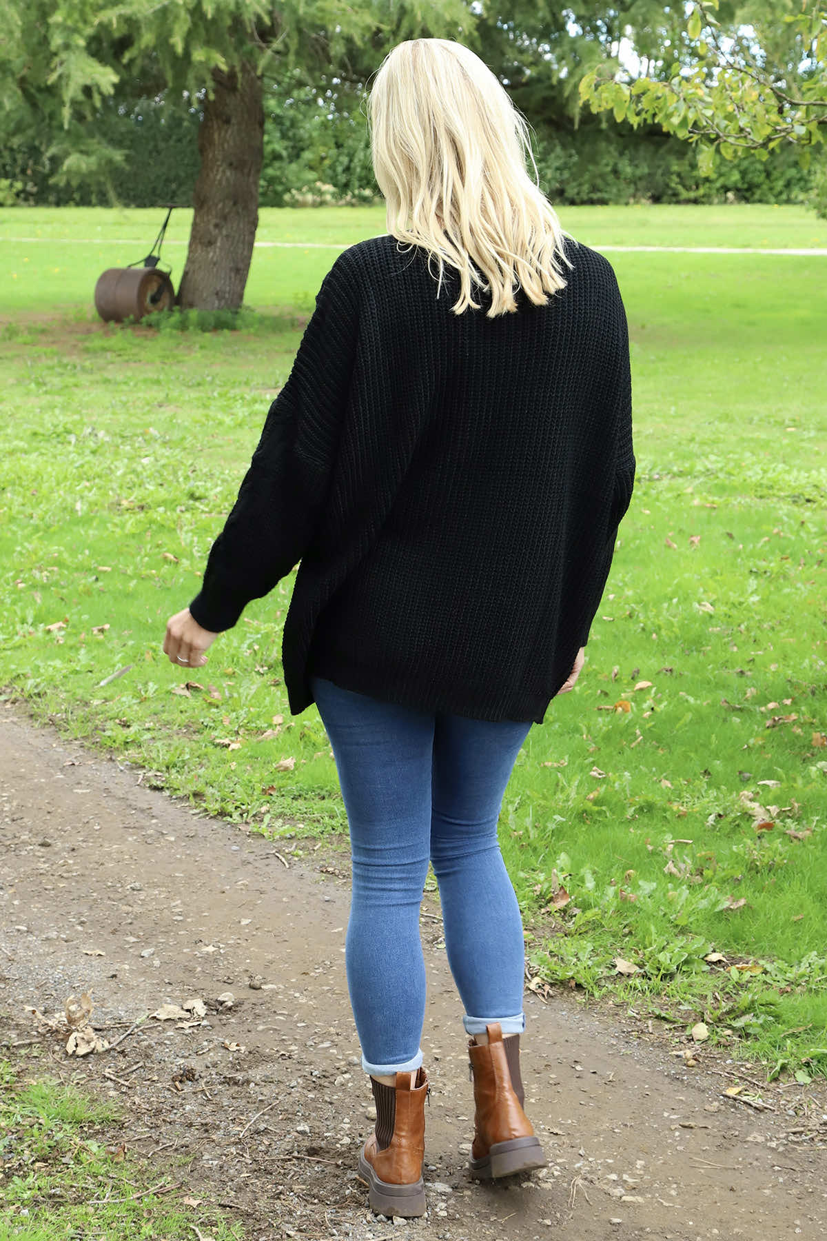 Tamsin Knitted Jumper Black