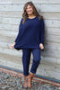 Ferne Pocket Knitted Jumper Navy