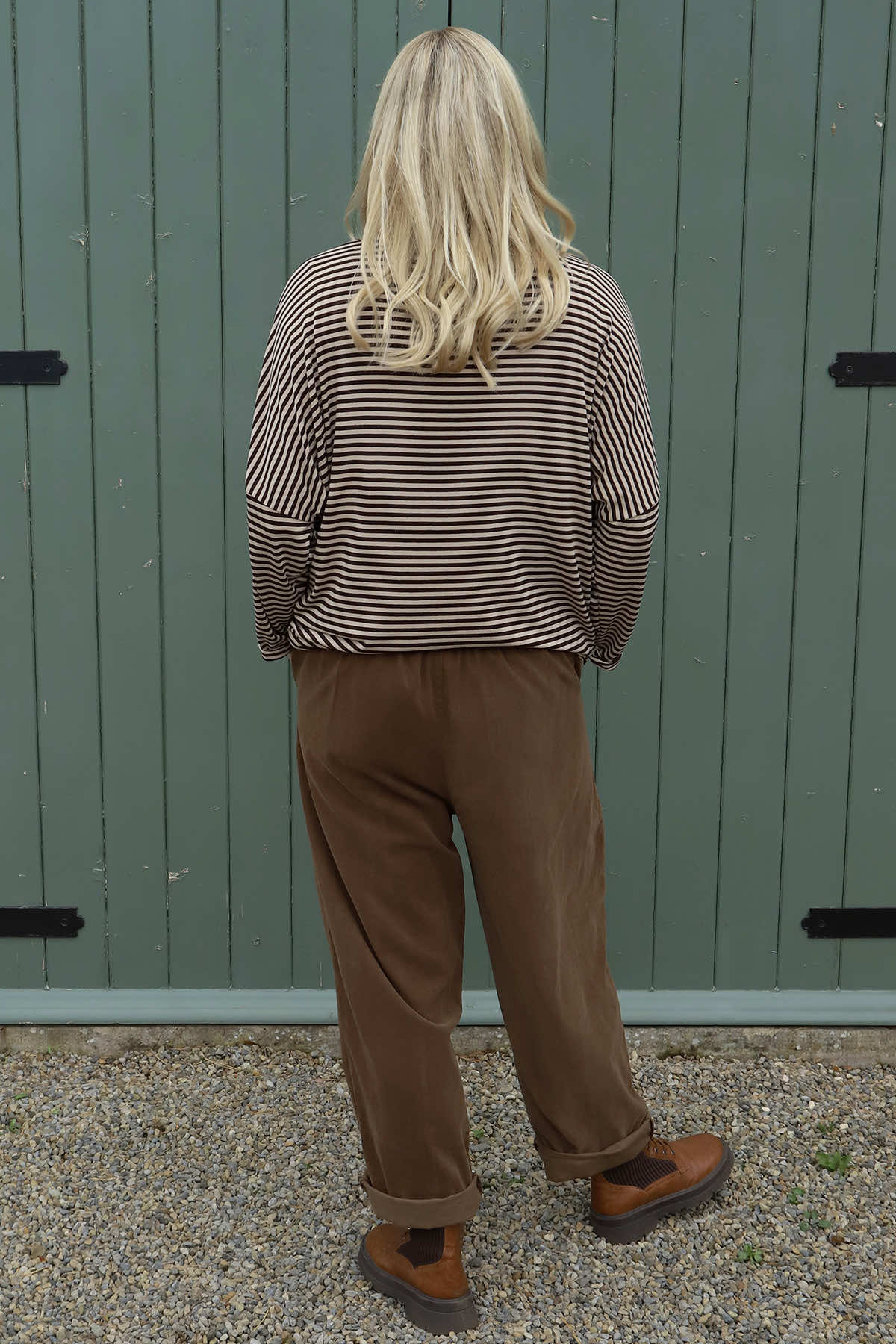 Poppy Needlecord Trousers Nutmeg