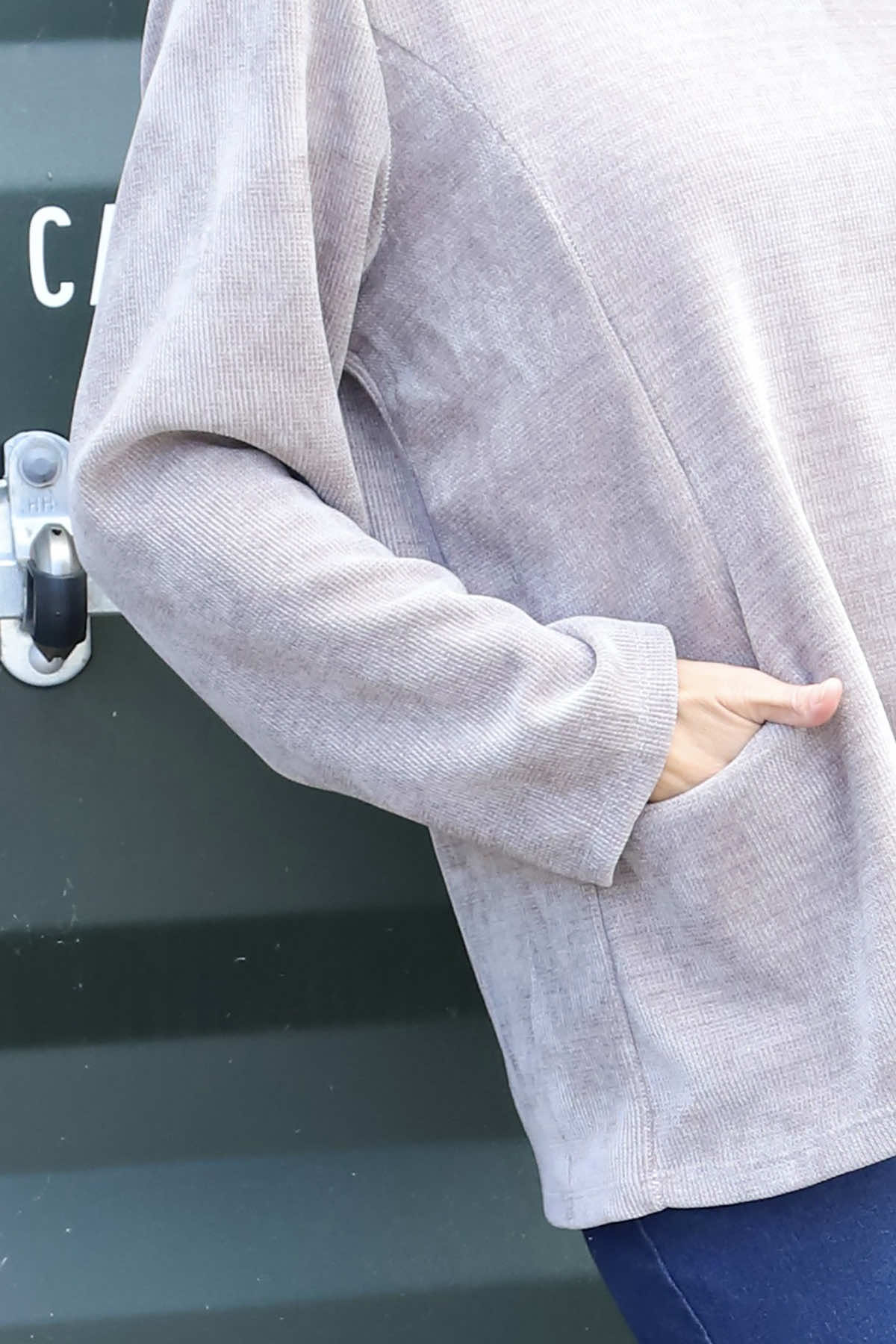 Eileen Cord Pocket Top Mocha