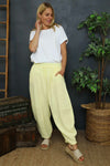Ratana Cotton Trousers Yellow