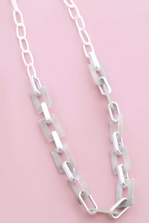 Calantha Necklace Silver - Image 1