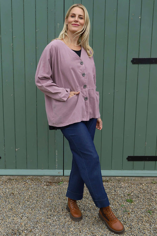 Kristen Needlecord Jacket Mauve - Image 3