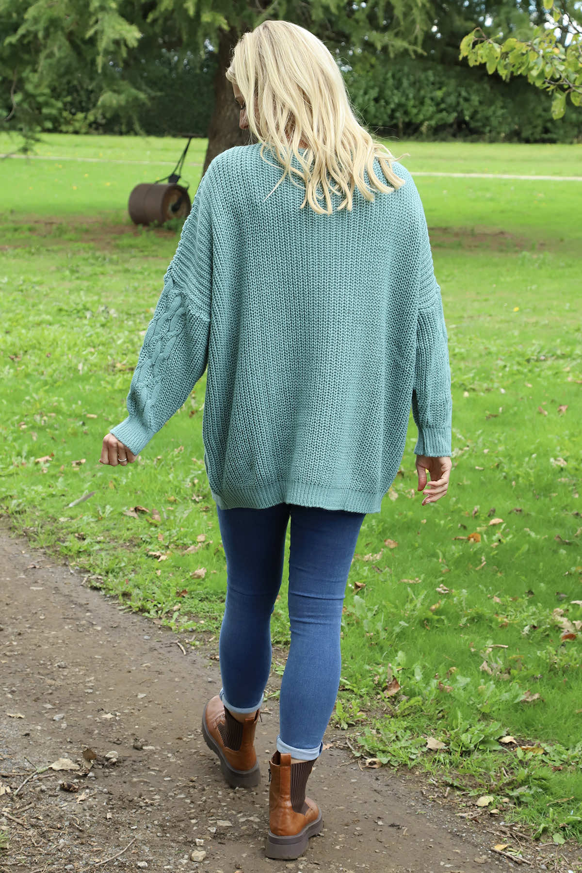 Tamsin Knitted Jumper Sage Green