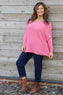 Ferne Pocket Knitted Jumper Pink