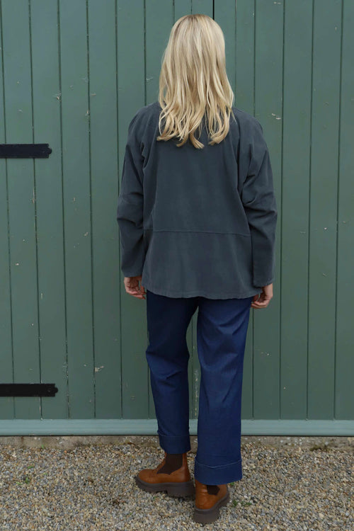 Kristen Needlecord Jacket Mid Grey - Image 4