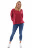 Sports Sweat Top Red