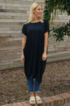 Clara Cotton Dress Black