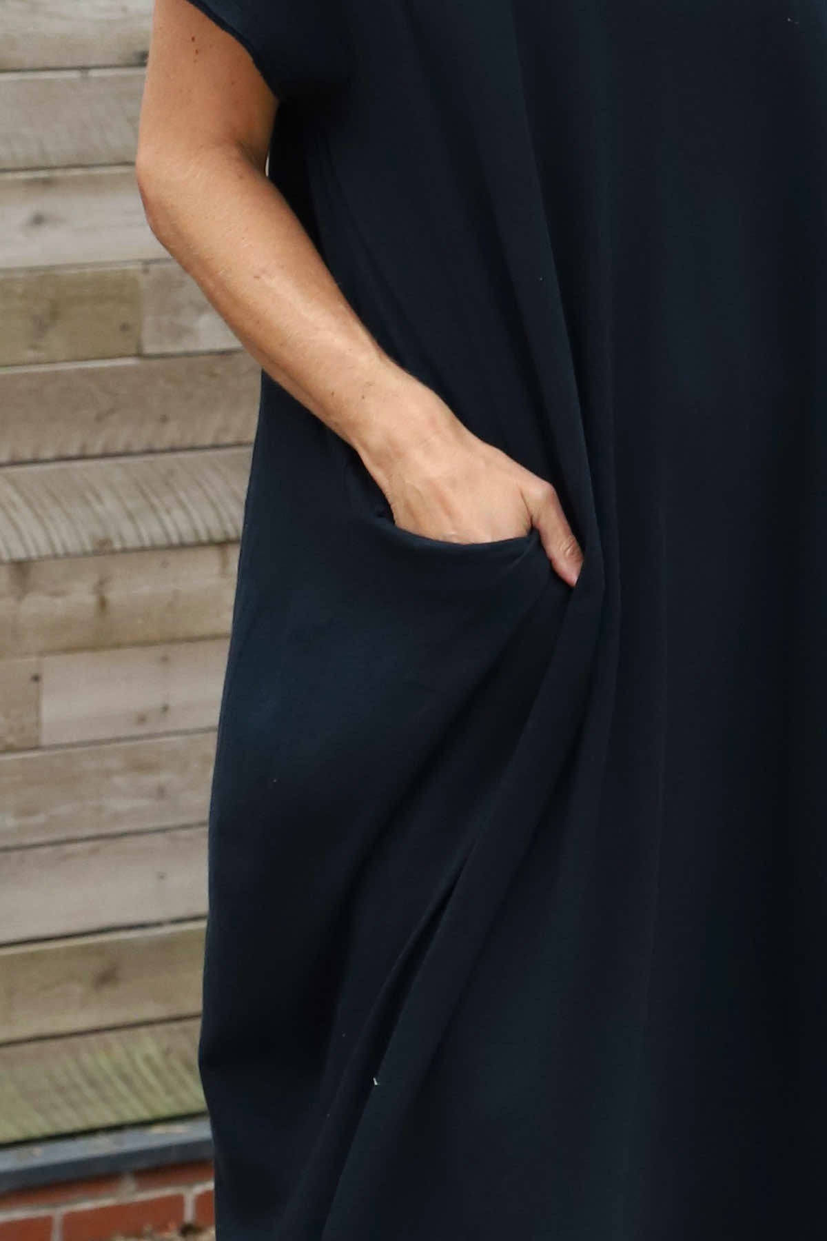 Clara Cotton Dress Black