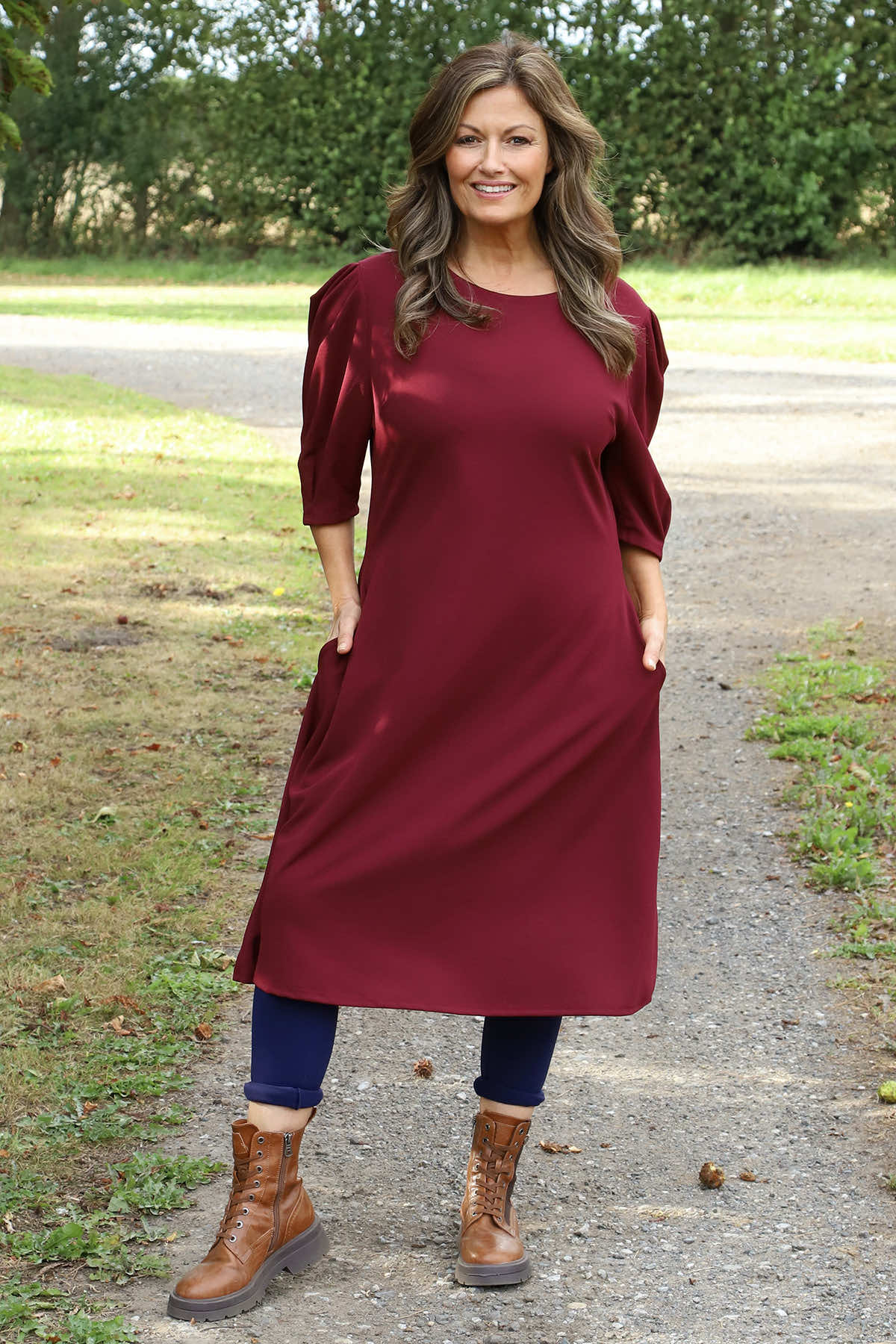 Florentina Dress Wine