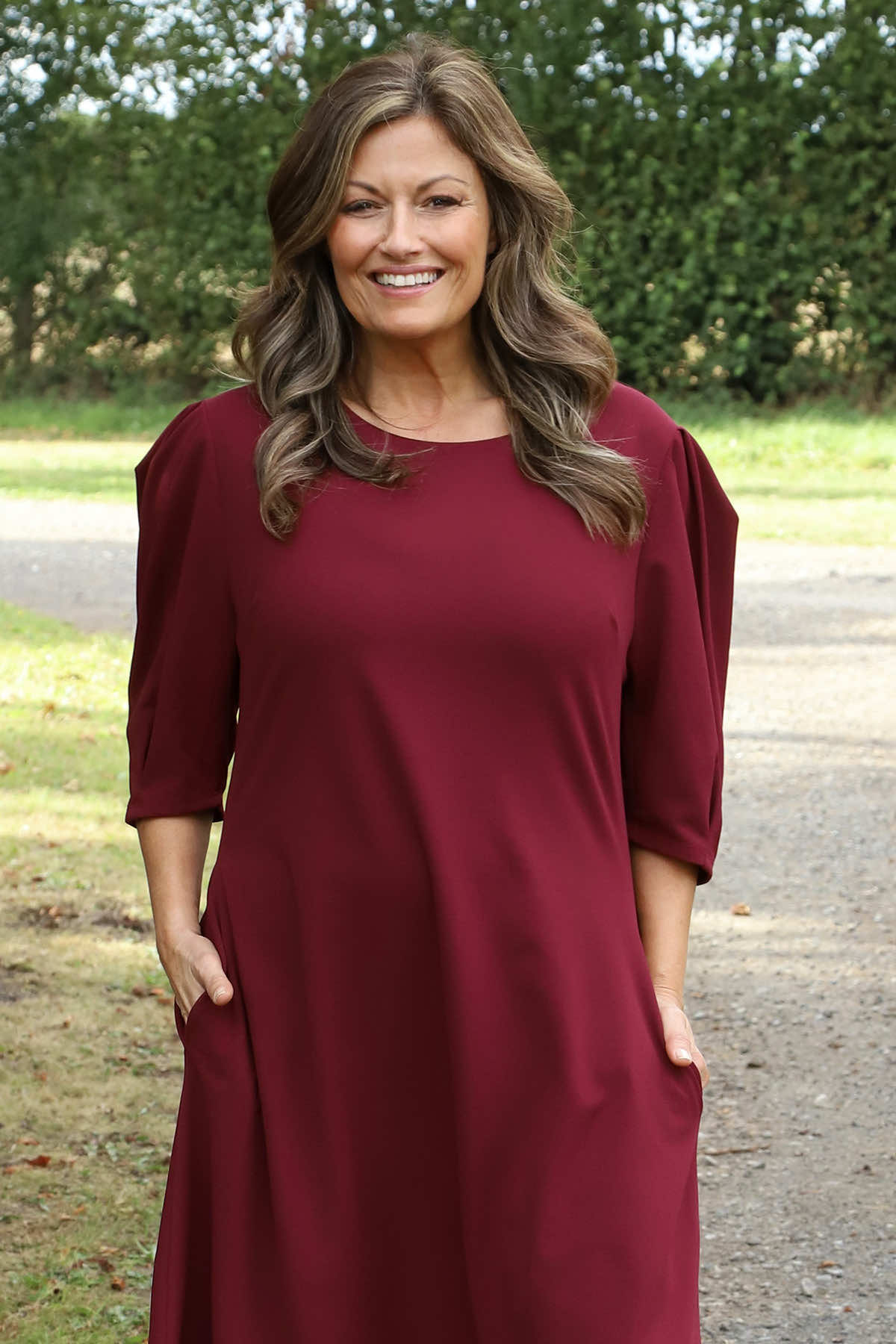 Florentina Dress Wine