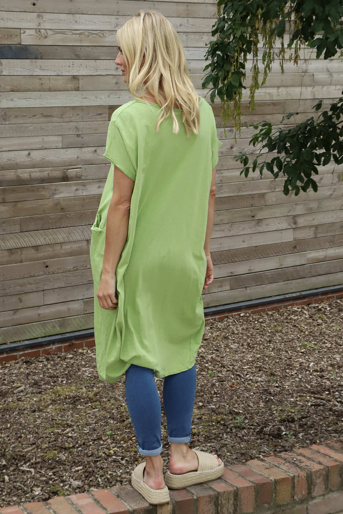 Clara Cotton Dress Green