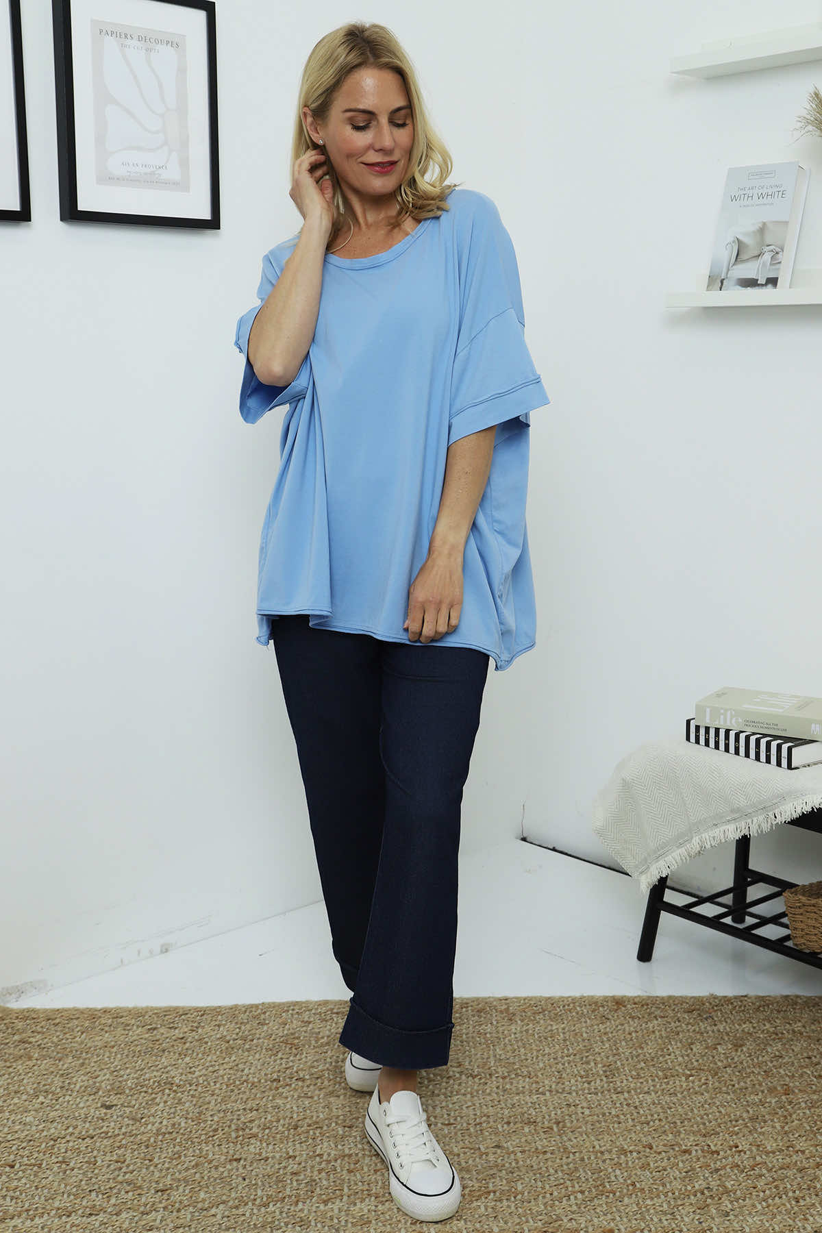 Orchid Cotton Top Powder Blue