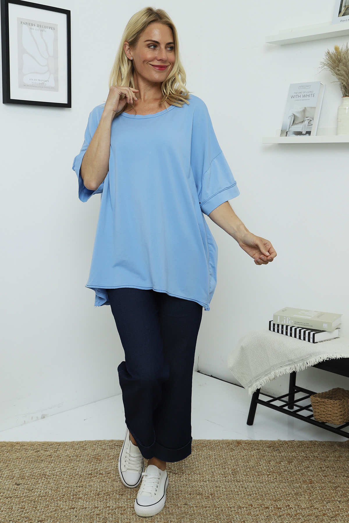 Orchid Cotton Top Powder Blue