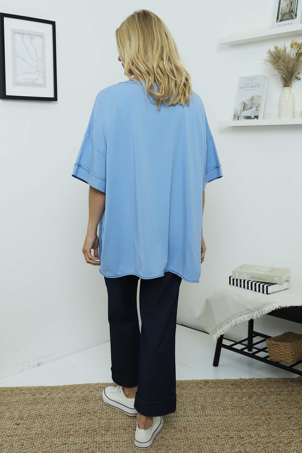 Orchid Cotton Top Powder Blue