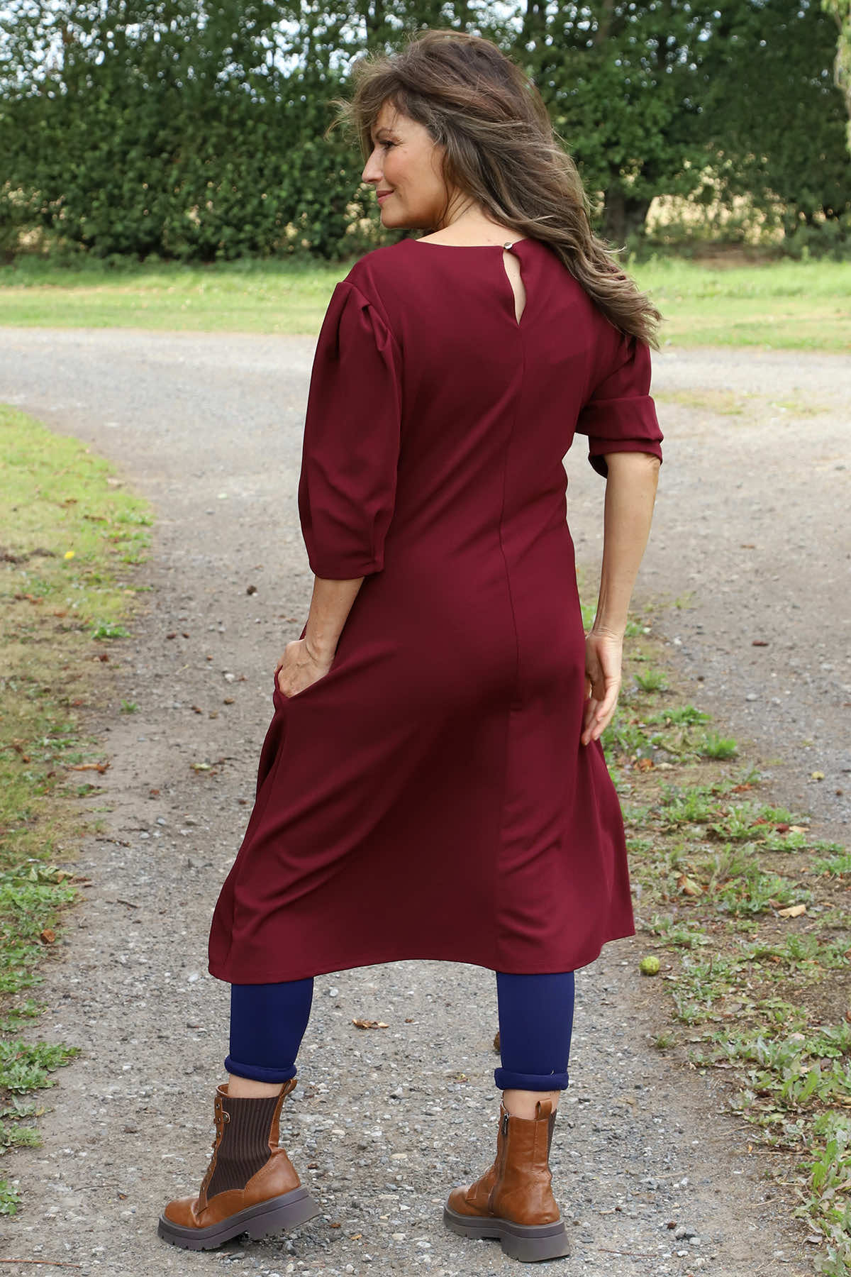 Florentina Dress Wine