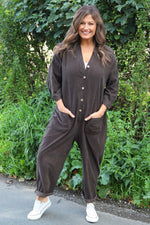 Paulton Needlecord Boilersuit Cocoa Cocoa - Paulton Needlecord Boilersuit Cocoa