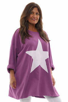 Stanton Star Cotton Top Purple