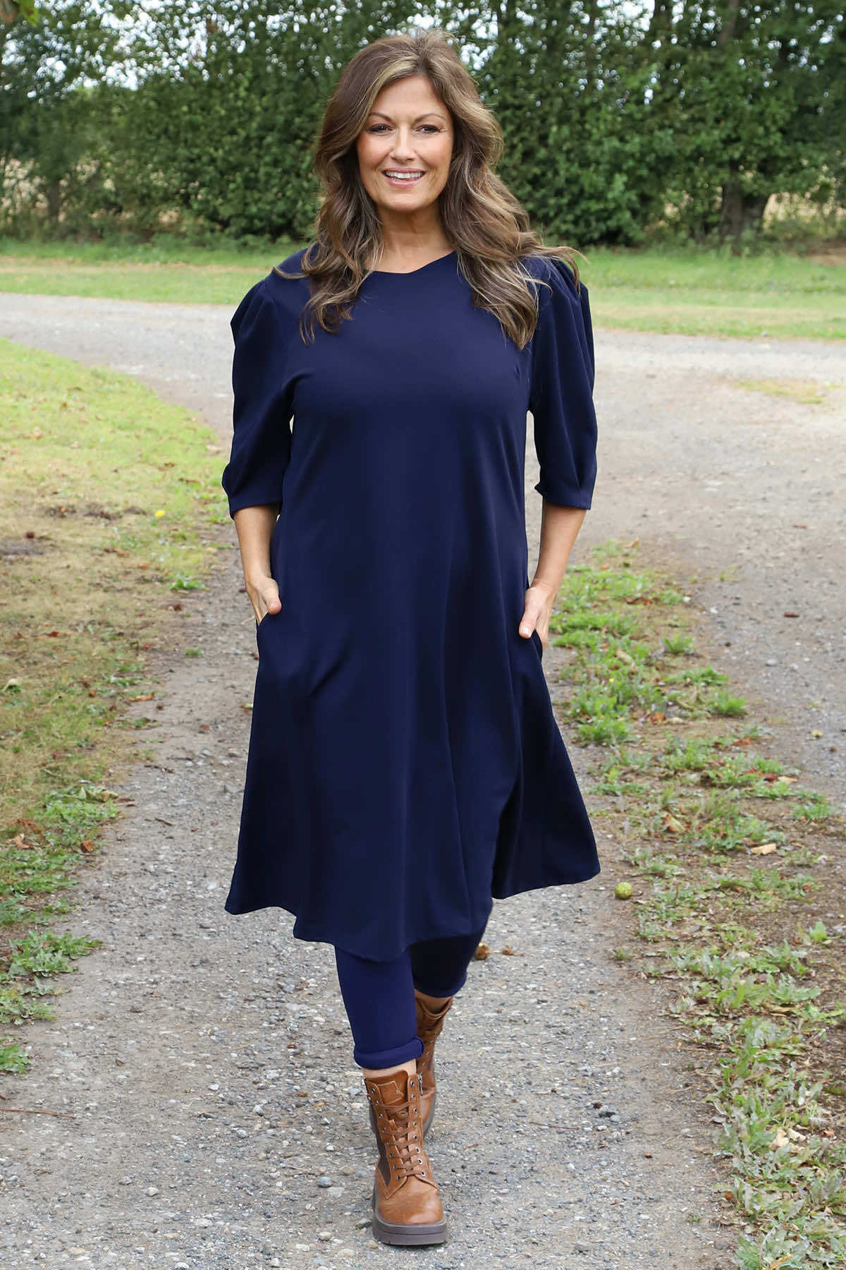 Florentina Dress Navy
